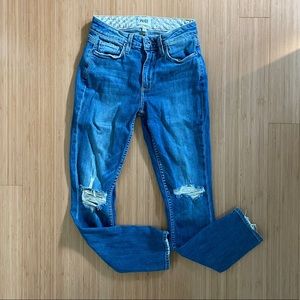 PAIGE denim distressed jean